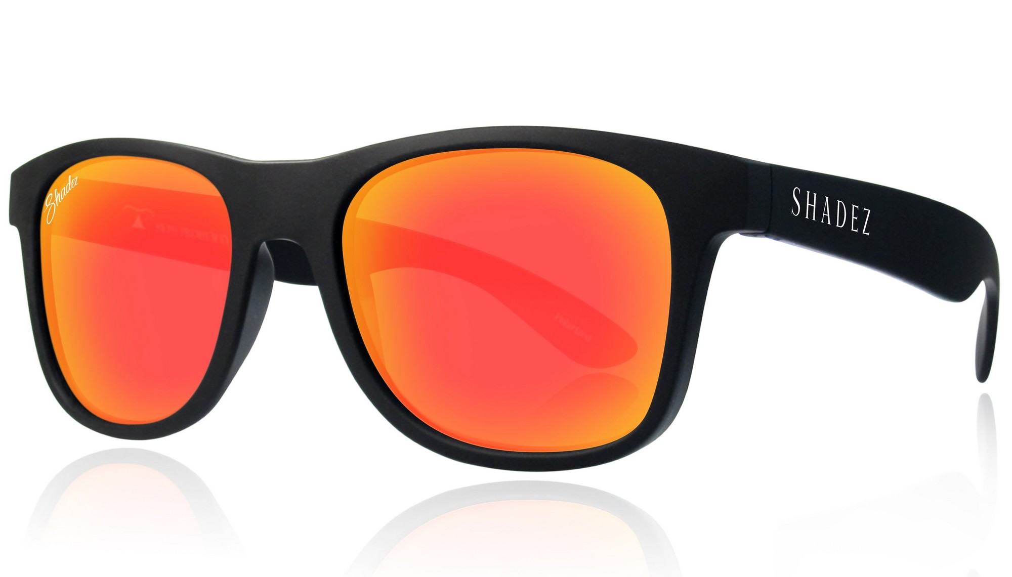 Shadez - gepolariseerde UV-Zonnebril voor volwassenen - Zwart/Rood